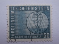 Liechtenstein - Walka z malarią - Mi.419 kasowane