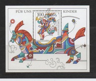 Znaczki Blok Dla Dzieci 1996r. Stempel