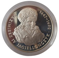 200 000 zł 1993 Kazimierz Jagiellończyk POPIERSIE Ag Lustrzanka NBP L