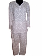 Piżama DAMSKA OCIEPLANA 100% BAWEŁNA r. XXXL