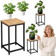 KWIETNIK STOJĄCY PODŁOGOWY METALOWY STOJAK NA KWIATY DONICZKI ZGRABNY LOFT