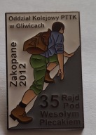 35 RAJD POD WESOŁYM PLECAKIEM ODDZ.KOLEJOWY PTTK W GLIWICACH 2012