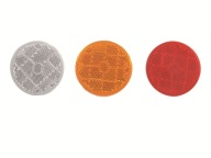 Odblask Światło Odblaskowe boczny pomarańczowy fi 50 na taśmę 2 szt.