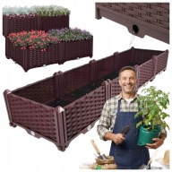 SKRZYNIA OGRODOWA WARZYWNIAK GRZĄDKA ZIELNIK UPRAWOWA WARZYWA KWIATY TRWAŁA