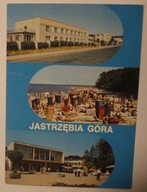 JASTRZĘBIA GÓRA. Dom wczasowy "Iwonka". Plaża. Pawilon handlowy