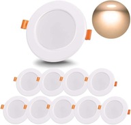 Oczko sufitowe do zabudowy reflektor LED ciepła biel 3000K 8W