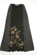 1 MUNTHE SIMONSEN Maxi Eksrawagancka Spódnica Haft S