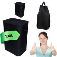 KOSZ POJEMNIK SKŁADANY NA BUTELKI PUSZKI KAUCYJNE WYJMOWANY WOREK 100L