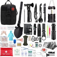 PLECAK EWAKUACYJNY SURVIVALOWY WYPOSAŻONY W NIEZBĘDNE AKCESORIA PRZETRWANIA