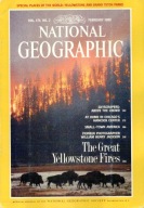 National Geographic 175 2 1989 Mapa Yellowstone