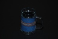 KOLEKCJONERSKI SZKLANY KUFEL DO PIWA