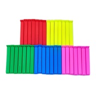 35szt. KLIPSY do ZAMYKANIA torebek opakowań żywności przypraw ZAPINKI kolor