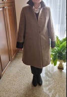 Wilken długi płaszcz lama alpaka beż, jasny brąz r. L/XL
