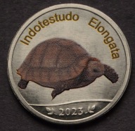 Praslin - 5 rupees Indotestudo Elongata (2023)