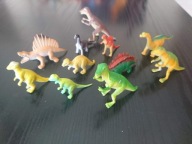 silikonowe gumowe dinozaury mini