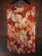 Spódnica CMD 44 46 rozkloszowana dzianina w kliny