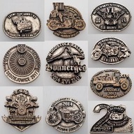 Znaczek, odznaka, blacha zlotowa, motocyklowa No.2858 Zestaw 10 sztuk