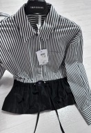 %%%%% IMPERIAL fikuśna koszula NERO/BIANCO r.S/M