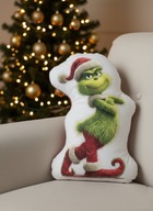 Poduszka kształtka świąteczna Grinch 40cm