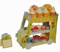 STOJAK NA SŁODYCZE PATERA NA BABECZKI KINDER URODZINY AUTO SAMOCHÓD