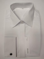ELEGANCKA KOSZULA MĘSKA BIAŁA KASTOR r. 40 176/182 nr 673B