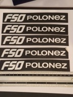 FSO POLONEZ ORYGINALNE NAKLEJKI