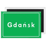 MAGNES TURYSTYCZNY Gdańsk na lodówkę NAZWA MIASTA WSI PAMIĄTKA Z PODRÓŻY