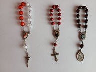 3 małe unikalne różańce! Okazja!