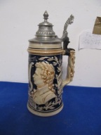 Moge Zmienic Cene---Okolicznosciowy Stary Kufel Ceramiczny ok,1900r-39-