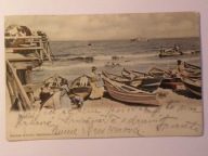 Międzyzdroje Misdroy pomost łodzie rybackie 1902