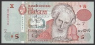 Urugwaj 5 pesos 1998 - A - stan bankowy UNC
