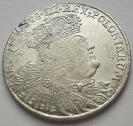 Ort 18 groszy August III 1753 Rzadka moneta Mennicza !