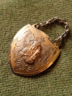 Stary Polski srebrny ryngraf grawerowany - Srebro 800