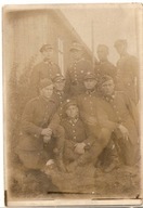 ŻOŁNIERZE POLSCY -zdjęcie grupowe -lata 20-30te -mały format