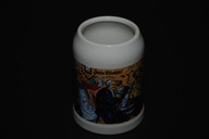 KOLEKCJONERSKI PORCELANOWY KUFEL DO PIWA