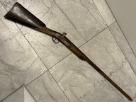 Stary Karabin myśliwski XIX w. z zamkiem kapiszonowym do remontu