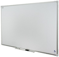 Tablica biała suchościeralna magnetyczna aluminiowa rama 120x90 cm OUTLET