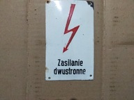 tabliczki ostrzegawcza w emalii