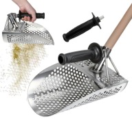 Łopata sito czerpak przesiewacz sand scoop do poszukiwań z wykrywacz metali