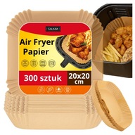 300X WKŁAD AIR FRYER PAPIER WKŁADY PAPIEROWE DO FRYTKOWNICY BEZTŁUSZCZOWEJ
