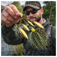 Spinnerbait 23g Poczwórna Błystka Spinning Przynęta Szczupak Okoń Sandacz
