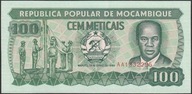 Mozambik 100 meticais 1989 - AA - stan bankowy UNC