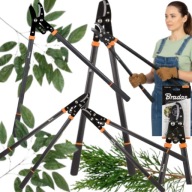 Sekator do gałęzi Bradas kowadełkowy z przekładnią 50 mm