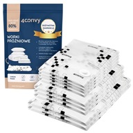 4CONVY Worki próżniowe na ubrania pościel 4XS 3M 2L przebadane bezpieczne