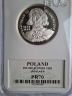Władysław Warneńczyk 1992 200 000 srebro
