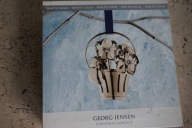 GEORG JENSEN zawieszka świąteczna WHITE GOLD 21 carat NOWA dekoracja