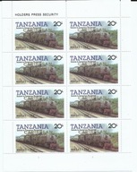 Arkusz znaczków -Tanzania wyprzedaż kolekcji /35 /