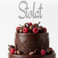 TOPPER NA TORT STO LAT DEKORACJA