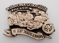 Znaczek, odznaka, blacha zlotowa, motocyklowa No.1860