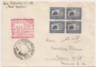 GRAF ZEPPELIN -STEROWIEC -koperta -obieg 1939 rok stemple znaczki